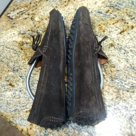 Frye Men\'s Allen Tie Suede Slip On Loafer Sz 11.5 D EUC main image 13